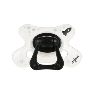 Difrax 127- 6+ months natural soother with ring - Elodie Details