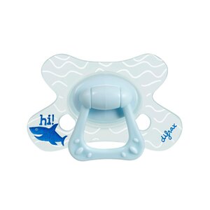 Difrax 127- 6+ months natural soother with ring - Elodie Details