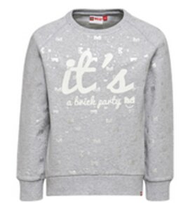 Legowear SADIE 603 - SWEAT Grey Melange 104 - NAME IT