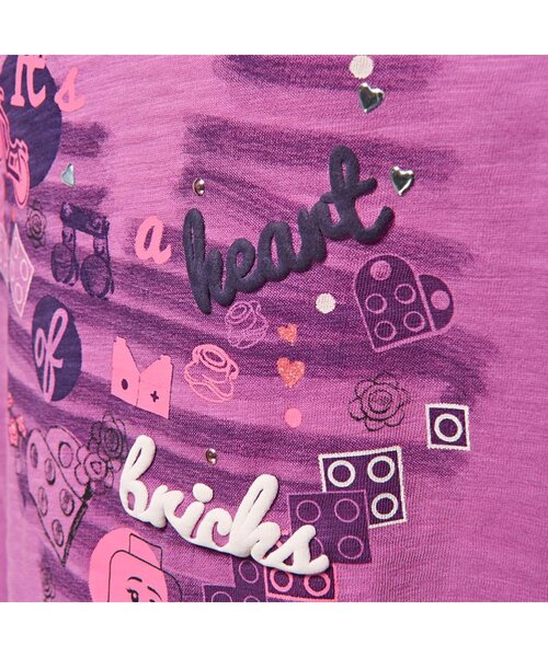 Legowear TALLYS 605 - T-SHIRT L/S Purple 152 - Legowear