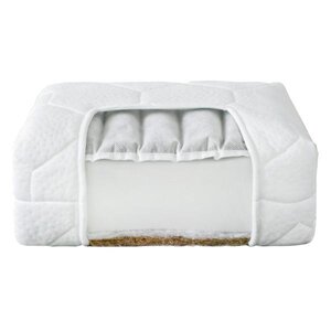 Nordbaby PREMIUM 2-sided coconut and buckwheat mattress 140x70x12cm - Leander