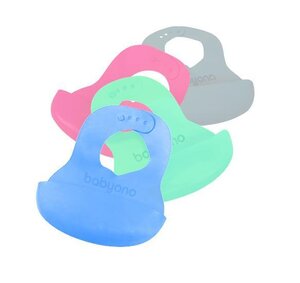 BabyOno soft bib with adjustable lock - NAME IT