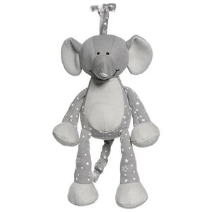 Teddykompaniet 2799-Diinglisar Organic Stars, Musical Elephant - Fehn
