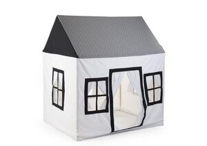 Childhome Cotton Big House Black&White 125x95x145 - Childhome