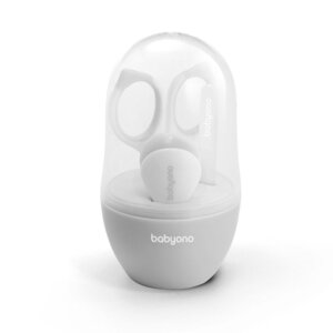 BabyOno 398/03 Baby nail set Grey - Nuvita