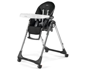 Peg-Perego Prima Pappa Follow Me Highchair Hi-Tech Licorice - Peg-Perego