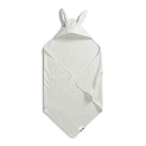 Elodie Details Hooded Towel Vanilla White Bunny One Size White - Leander