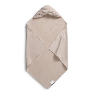 Elodie Details Hooded Towel Powder Pink Bow One Size Lt Pink - Leander