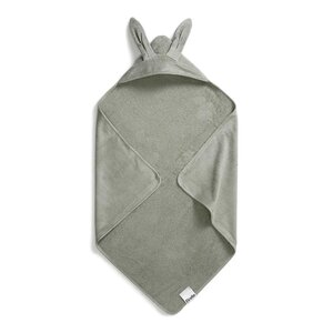 Elodie Details Hooded Towel Mineral Green Bunny One Size Mint - Leander