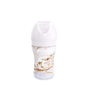 Twistshake Anti-Colic Stainless Steel 260ml Marble White - Suavinex