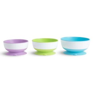 Munchkin 3pk Suction Bowls - Munchkin