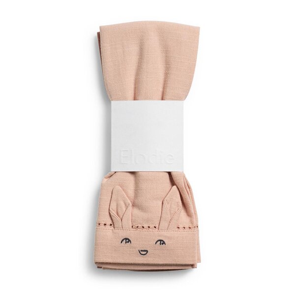 Elodie Details Baby napkins 2pcs Dusty Pink /Lt Pink - Elodie Details