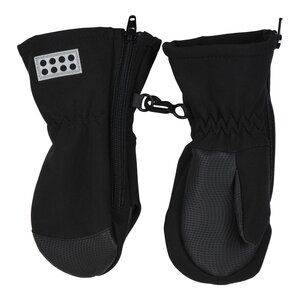 Legowear Lwaripo 702 - mittens softshel  Black 80 - Color Kids