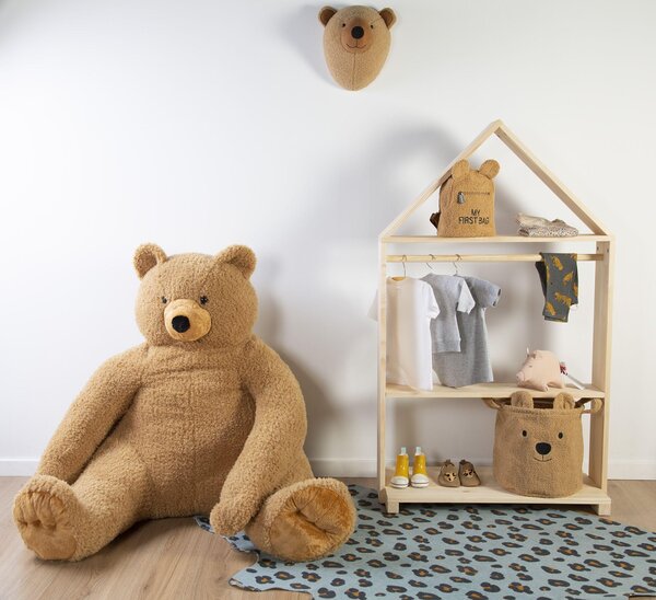 Childhome teddy bear head wall deco Brown - Childhome