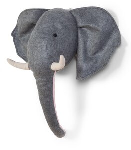 Childhome felt elephant head wall deco - Childhome