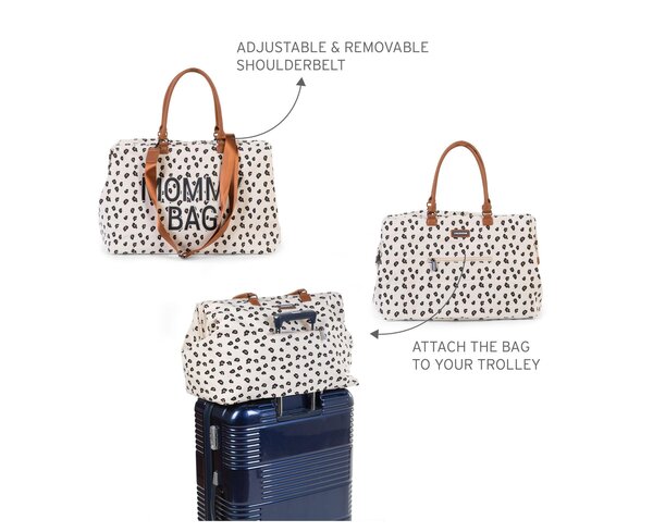 Childhome mommy bag big canvas Leopard - Childhome