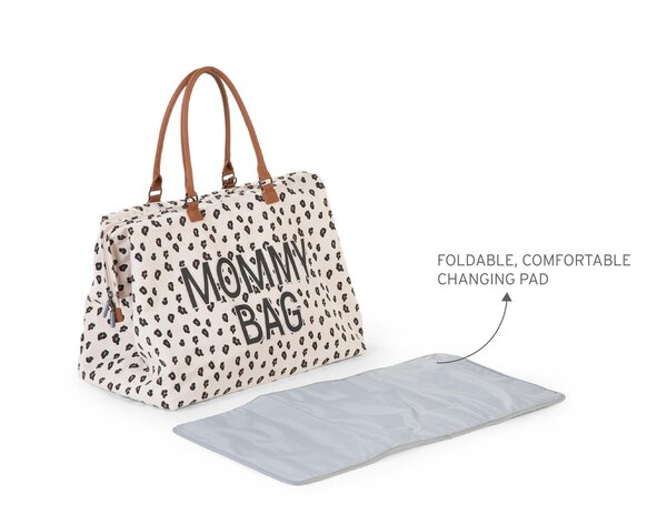 Childhome mommy bag big canvas Leopard - Childhome