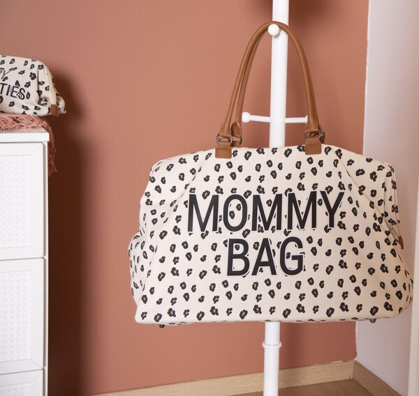 Childhome mommy bag big canvas Leopard - Childhome