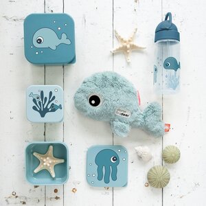 Done by Deer Snack box set 3pcs Sea Friends Blue - Done by Deer