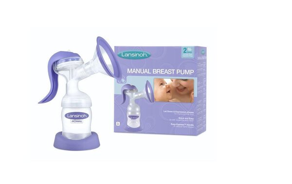 Lansinoh manual breast pump, Violet - Lansinoh