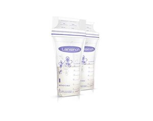 Lansinoh Breastmilk Storage Bags (pack of 25)  Violet - Nuvita