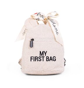 Childhome рюкзак kids my first bag Teddy Off White - Elodie Details