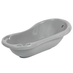 Nordbaby Bathtub 84cm with anti slip mat Grey - Nordbaby