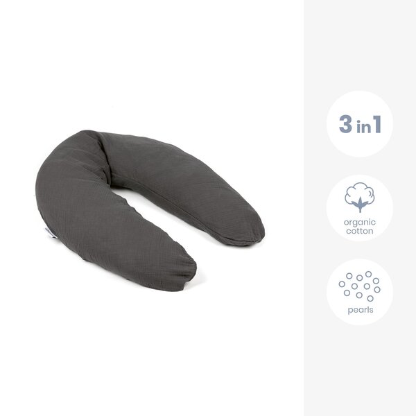 Doomoo Comfy Big подушка для кормления, Tetra Grey - Doomoo