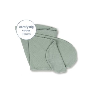 Doomoo Comfy Big užvalkalas nėščiosios pagalvei, Tetra Green - Doomoo