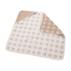 Leander hooded towel 80x80cm, Cappuccino   - Leander