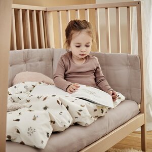 Leander бортик для кровати Linea and Luna, Cappuccino   - Nordbaby
