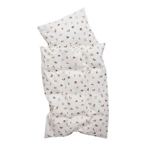 Leander Junior Bedding, 100x140 cm, Forrest Cappuccino   - Leander