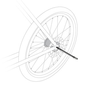 Cybex фиксатор для оси 166-178mm (M12x1.5) - Cybex