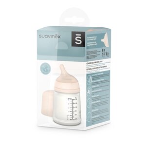Suavinex Zero.Zero koolikutevastane lutipudel 180ml, aeglane vool - Suavinex