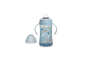 Suavinex nepiloša pudelīte ar rokturiem 270ml, Forest Blue +4m  - Suavinex