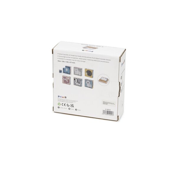 PolarB 6-Side Puzzle Blocks Multicolor - PolarB