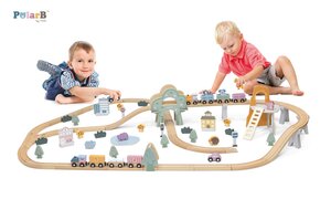 PolarB Train Set 90 pcs - Childhome