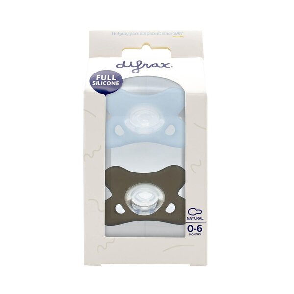 Difrax silikoonist lutt Natural 0-6 kuud - Difrax