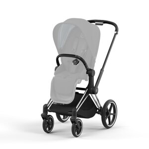 Cybex Priam V4 važiuoklė Chrome Black su juoda rankena  - Cybex