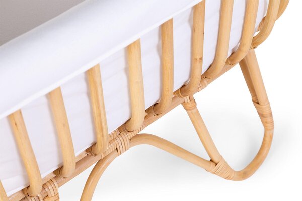 Childhome Rattan cradle rectangular 80x40 - Childhome