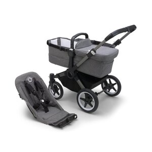 Bugaboo Donkey 5 база бeз капюшона Graphite Grey Melange - Bugaboo