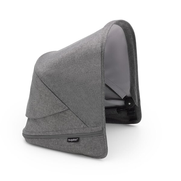 Bugaboo Donkey 5 Duo kомплект коляски Black/Grey Melange, Grey Melange - Bugaboo