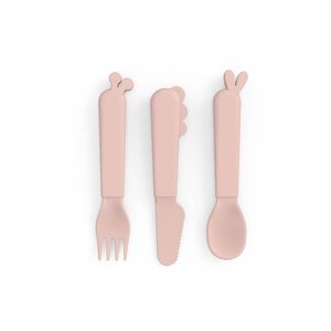 Done by Deer Kiddish cutlery set Deer friends Powder  - Done by Deer