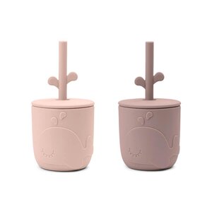 Done by Deer бутылочка с соломинкой 2-pack Peekaboo Wally  - Done by Deer