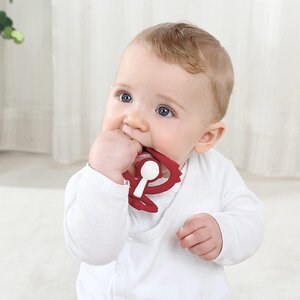 Mombella прорезыватель для зубов Monkey Chimney Red - Mombella