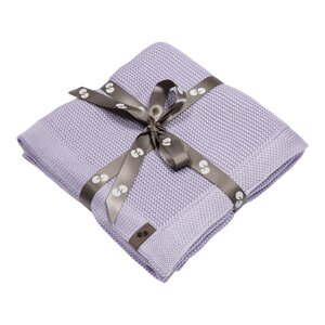Nordbaby Knitted Bamboo Blanket BAMBI 100x80cm Lavender - Nordbaby