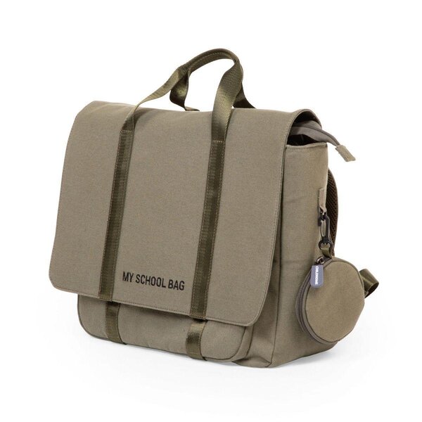 Childhome Schoolbag Cool To School Canvas Khaki

 - Childhome