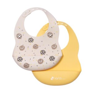 Nordbaby слюнявчик 2pcs, Hedgehog - Nordbaby