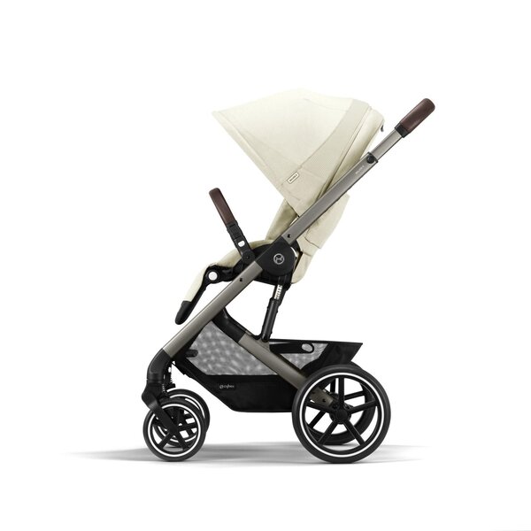 Cybex Balios S Lux kомплект коляски Seashell Beige + Cloud G i-size Plus  - Cybex
