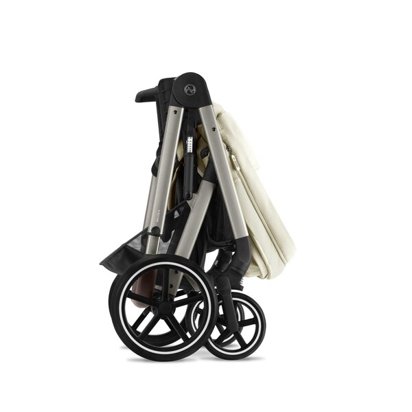 Cybex Balios S Lux kомплект коляски Seashell Beige + Cloud G i-size Plus  - Cybex